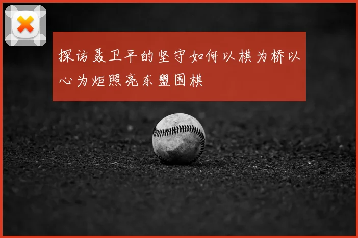 探访聂卫平的坚守如何以棋为桥以心为炬照亮东盟围棋